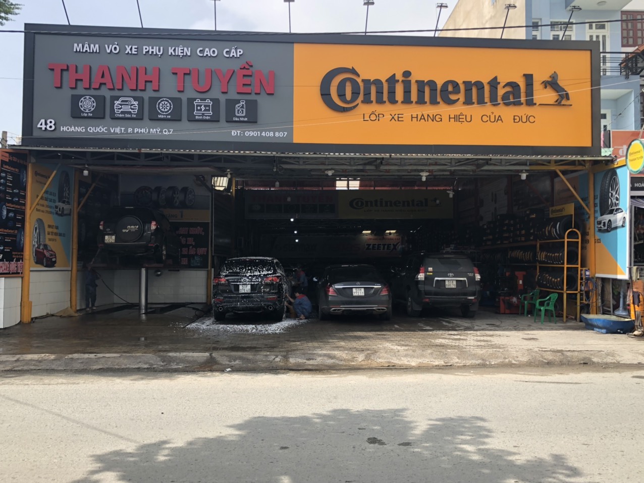 LỐP XE RỬA XE QUẬN 7