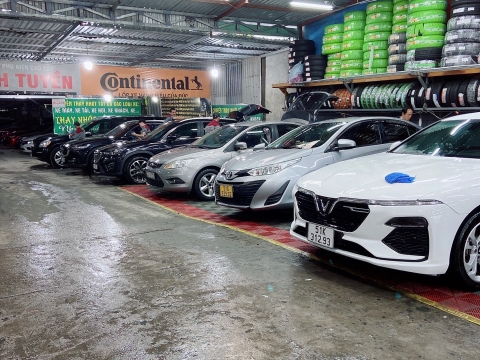 Thay lốp xe quận 7